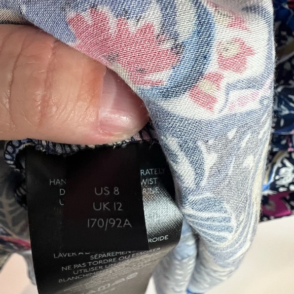 Maeve By Anthropologie Whimsical Maxi Dress Size 8‎ Paisley Print - Picture 8 of 12